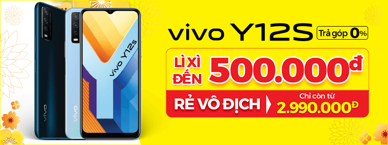 Sắm Vivo Y12s Lì Xì Đến 500 Ngàn