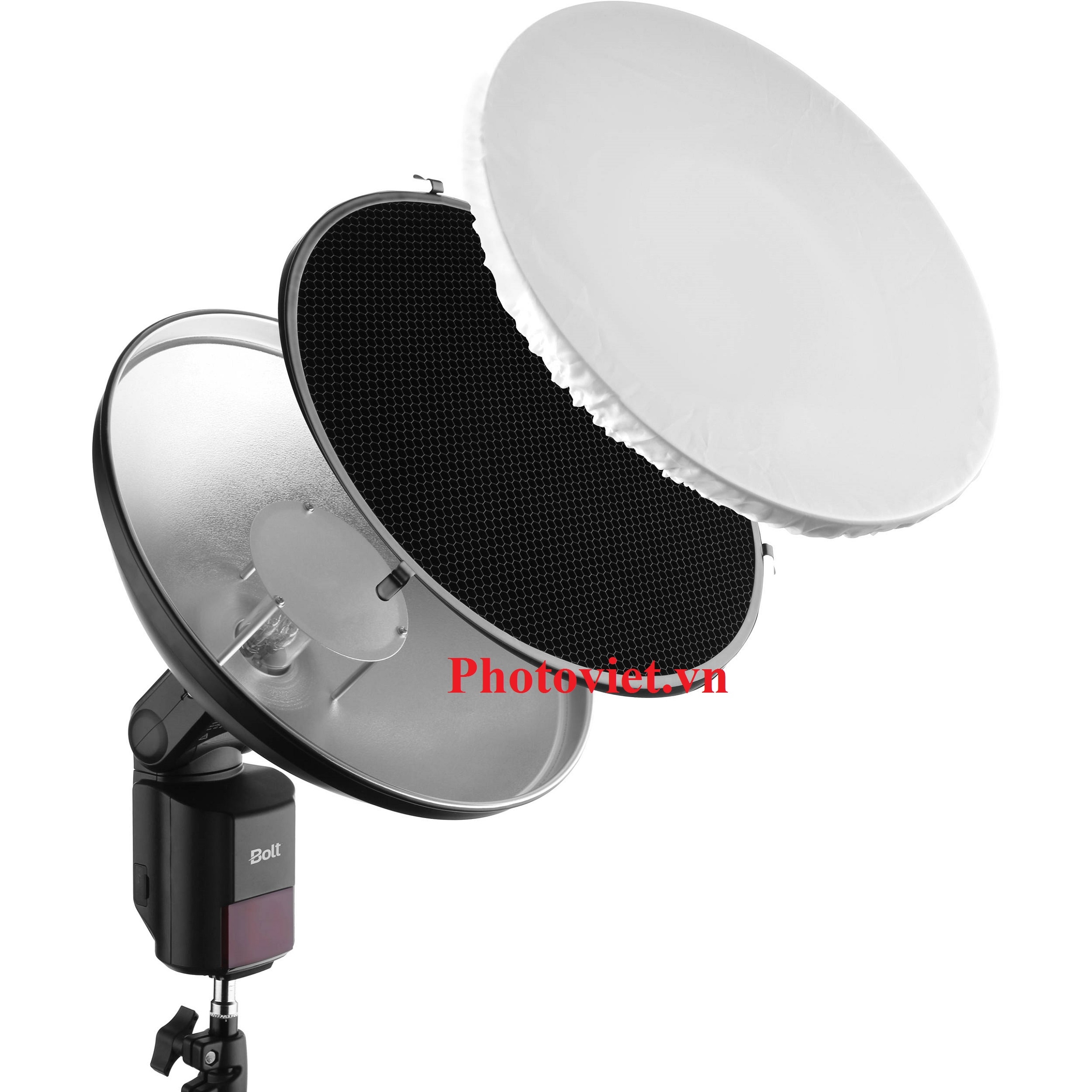 Beauty Dish Chóa Tổ Ong 70 Cm Photoviet