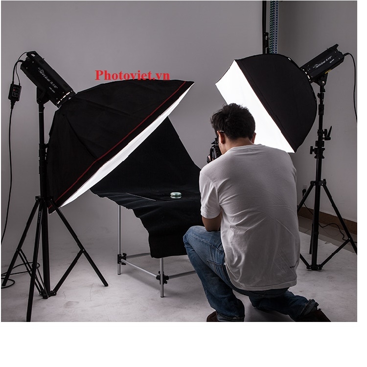 Bộ Đèn Kit Studio Hylow He1000W-4 Photoviet