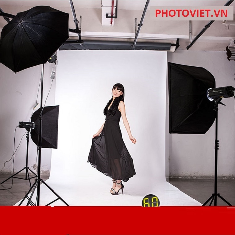 Bộ Đèn Kit Studio Hylow He600W-2 Photoviet