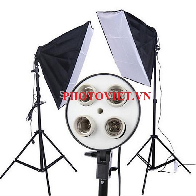 Bộ Kit 2 Đèn 4 Bóng Trực Tiếp 135W Photoviet