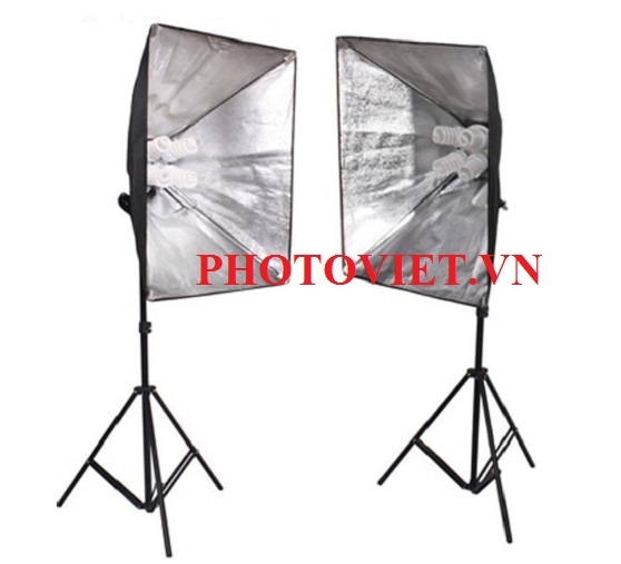 Bộ Kit 2 Đèn 4 Bóng Trực Tiếp 135W Photoviet