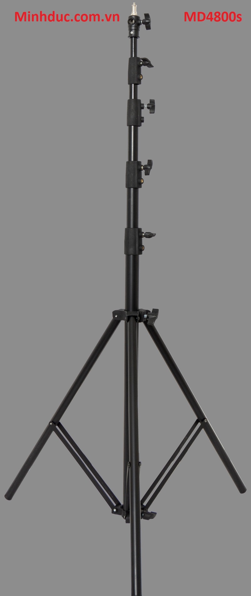 Chân Đèn Light Stand PT4800 Cao 480 Cm Có Đầu Thay Ren Photoviet