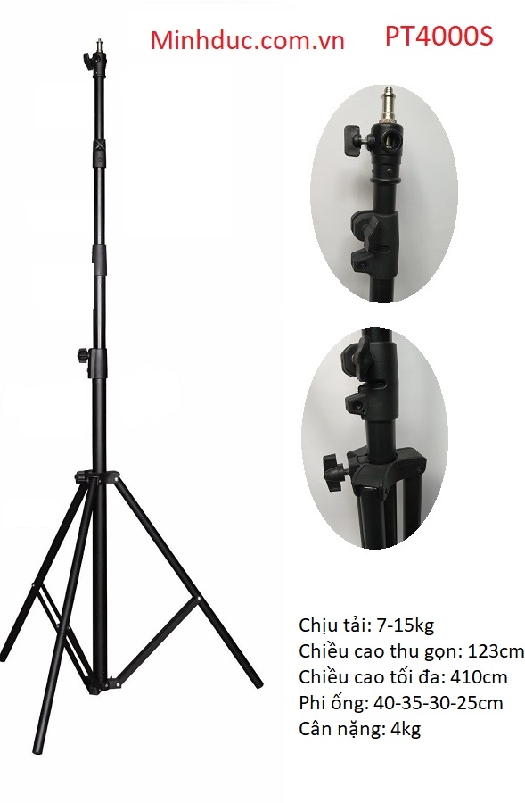 Chân đèn quay phim , chụp ảnh PT4000S