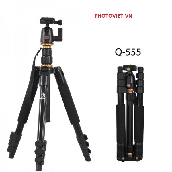 Chân Máy Ảnh Chuyên Nghiệp Tripod Beike Q555 Photoviet