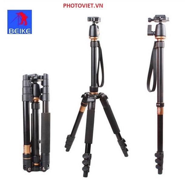 Chân Máy Ảnh Chuyên Nghiệp Tripod Beike Q555 Photoviet