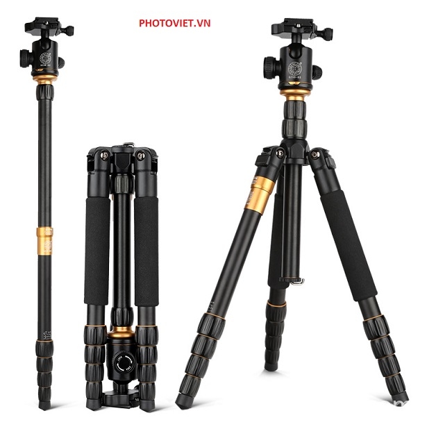 Chân Máy Ảnh Chuyên Nghiệp Tripod Beike Q570B Photoviet