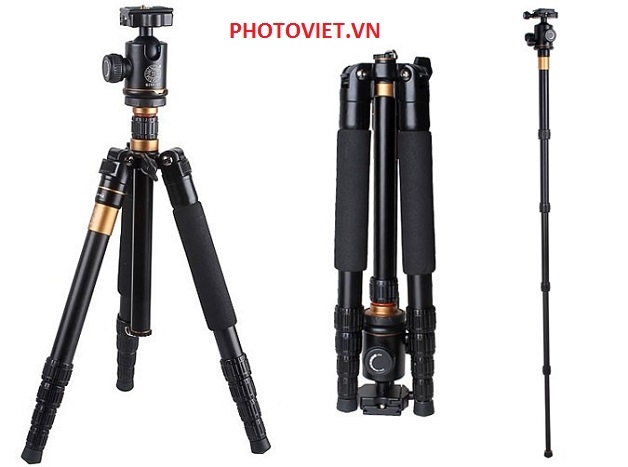 Chân Máy Ảnh Chuyên Nghiệp Tripod Beike Q666C Photoviet