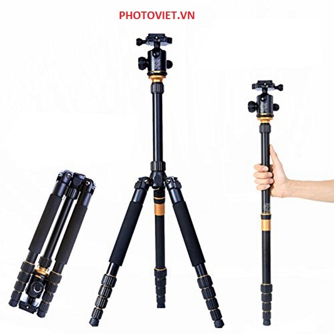 Chân Máy Ảnh Chuyên Nghiệp Tripod Beike Q666C Photoviet