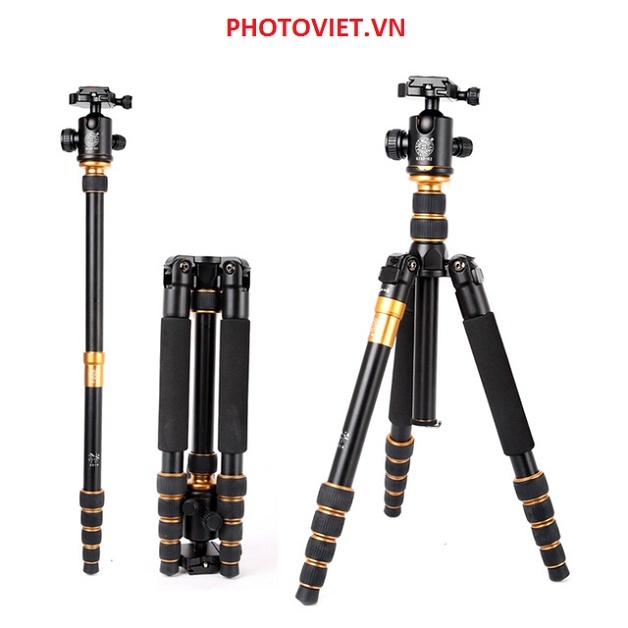 Chân Máy Ảnh Chuyên Nghiệp Tripod Beike Q668 Photoviet