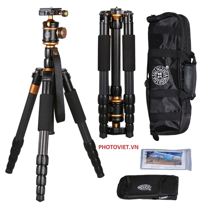 Chân Máy Ảnh Chuyên Nghiệp Tripod Beike Q777C Photoviet