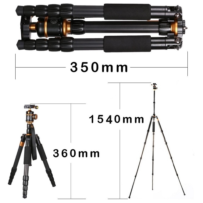 Chân Máy Ảnh Chuyên Nghiệp Tripod Beike Q888C Photoviet