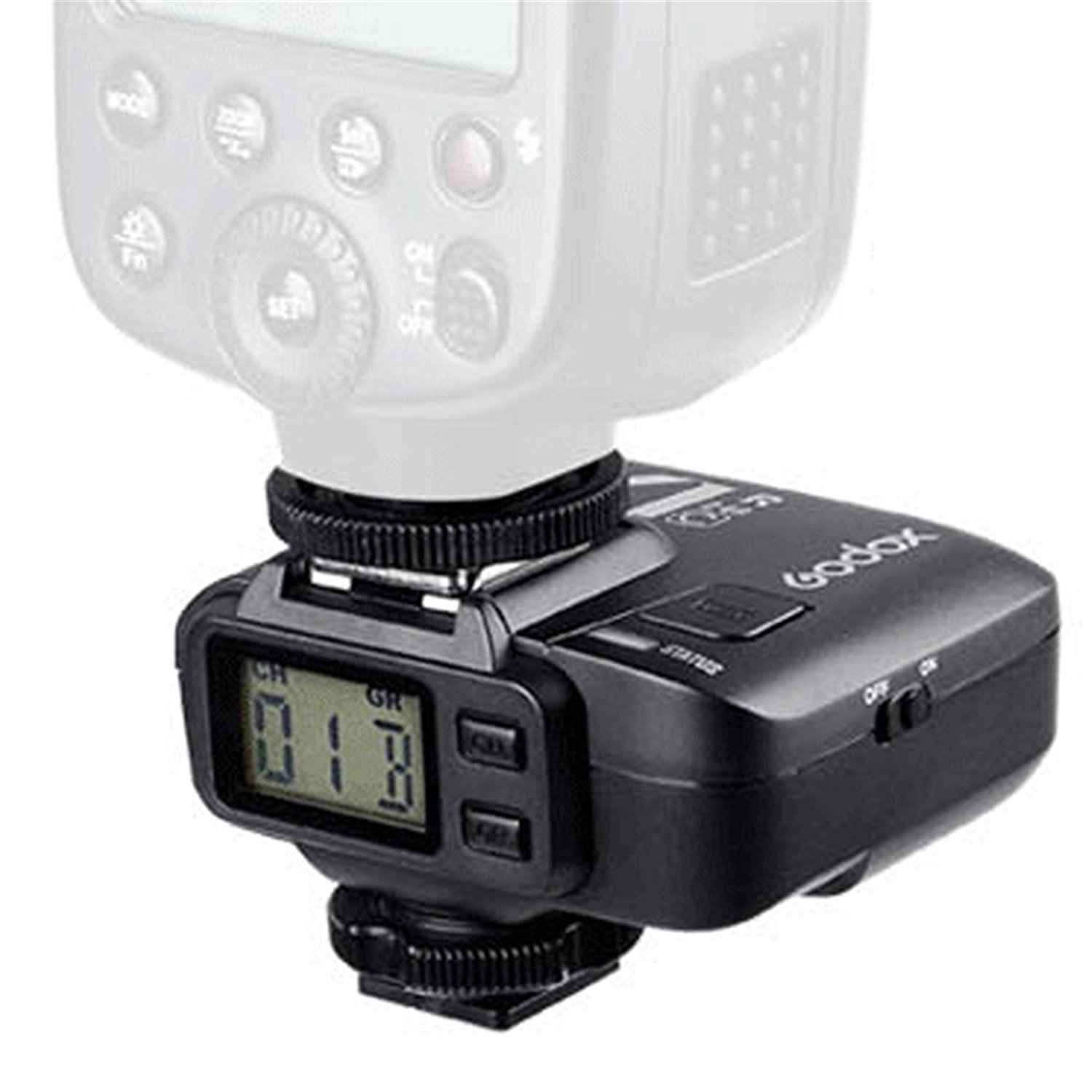 Cục nhận Godox 2.4GHz X1N-R Wireless Hot Shoe Flash Trigger Receiver D70/D70S/D80/D90/D1200/D300/D300S/D600/D700/D750/D800/D810/D3000 Series/D5000 Series/D7000 Series for Nikon DSLR