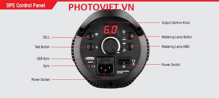 Đèn Flash Studio Jinbei DPE 300 Photoviet