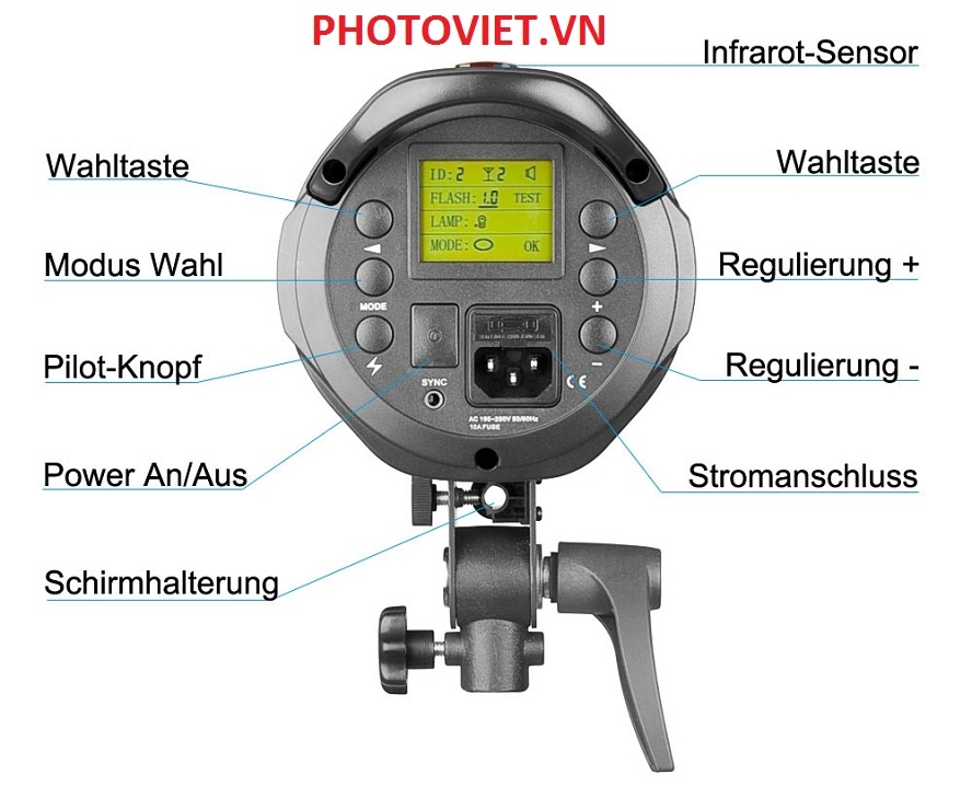 Đèn Flash Studio Jinbei DPL PRO 400W Photoviet