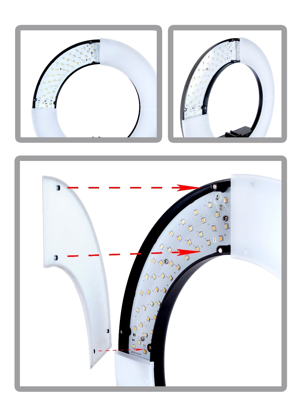 Đèn Led Ring Dragon MD18S LCD Photoviet