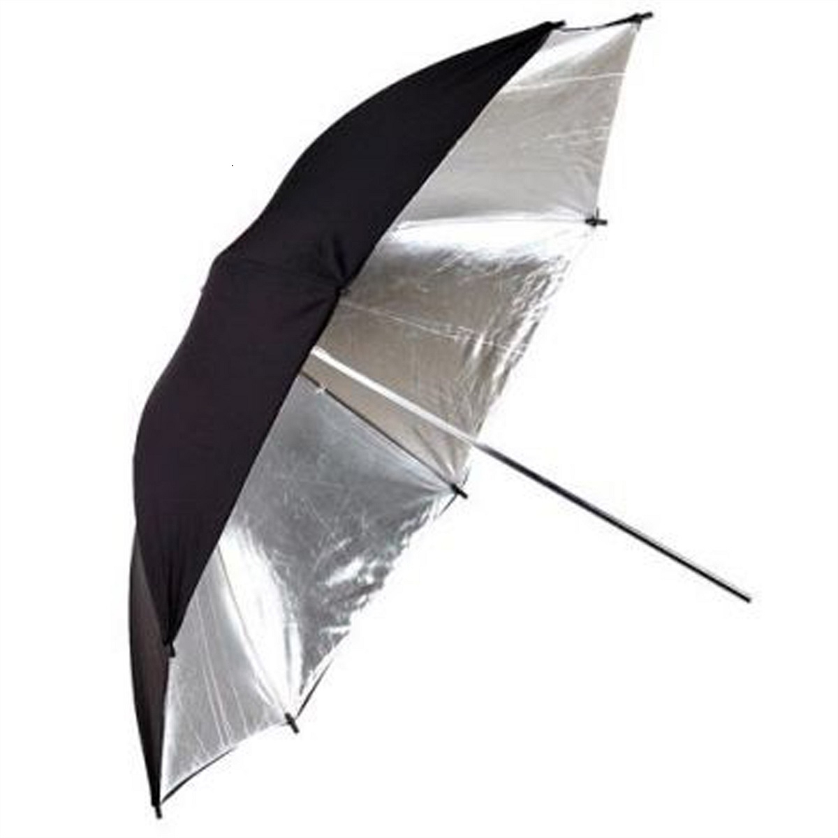 Dù Đen Và Bạc 85 Cm Photoviet