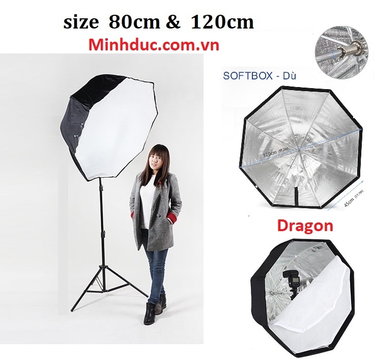 Dù softbox Dragon 80cm Photoviet