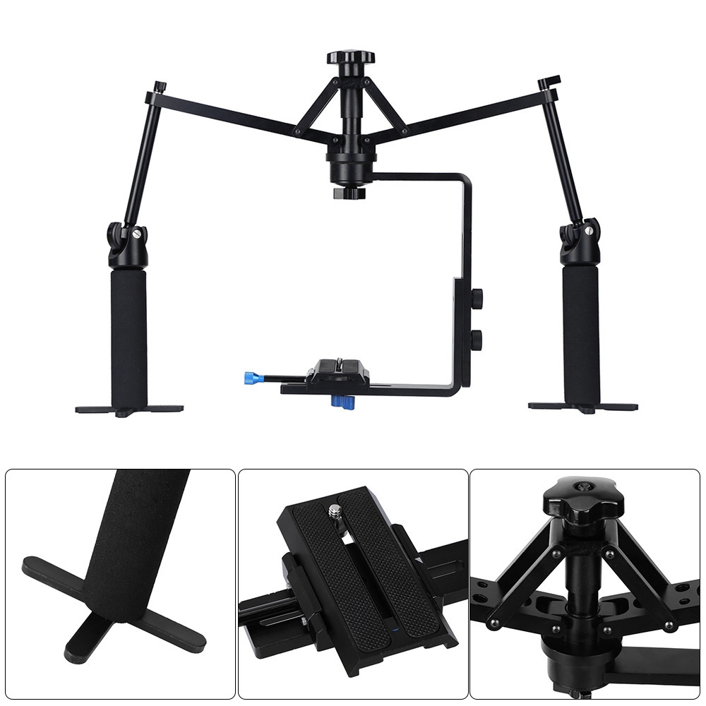 Dual hands Steadicam chống rung quay phim DEBO - S1 Photoviet