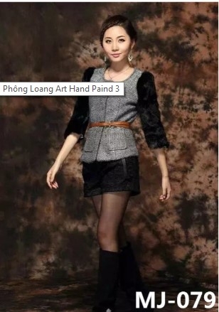 Phông loang art hand paind MD079