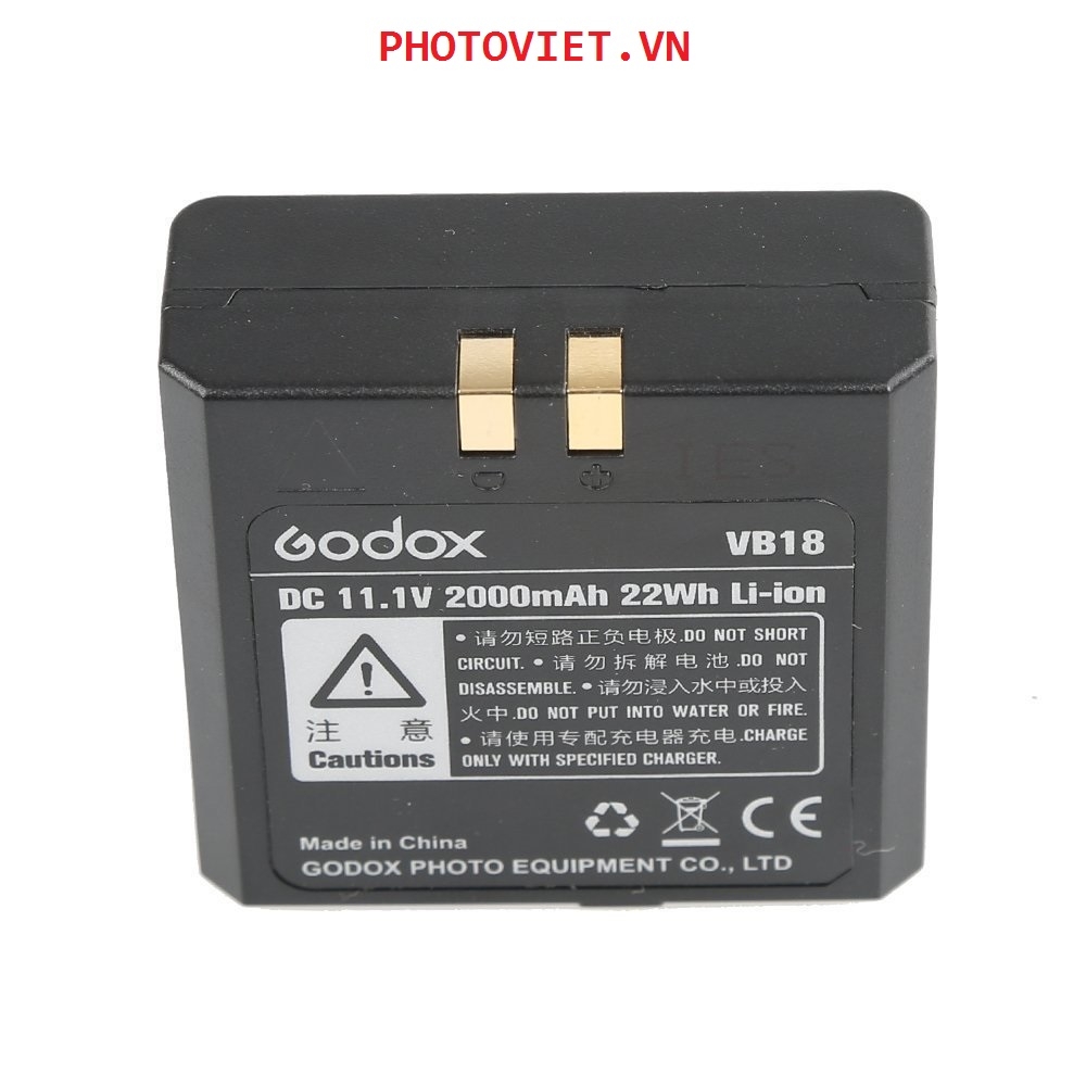 Pin Li-ion Battery GODOX VB18 for Godox V850 V860 series