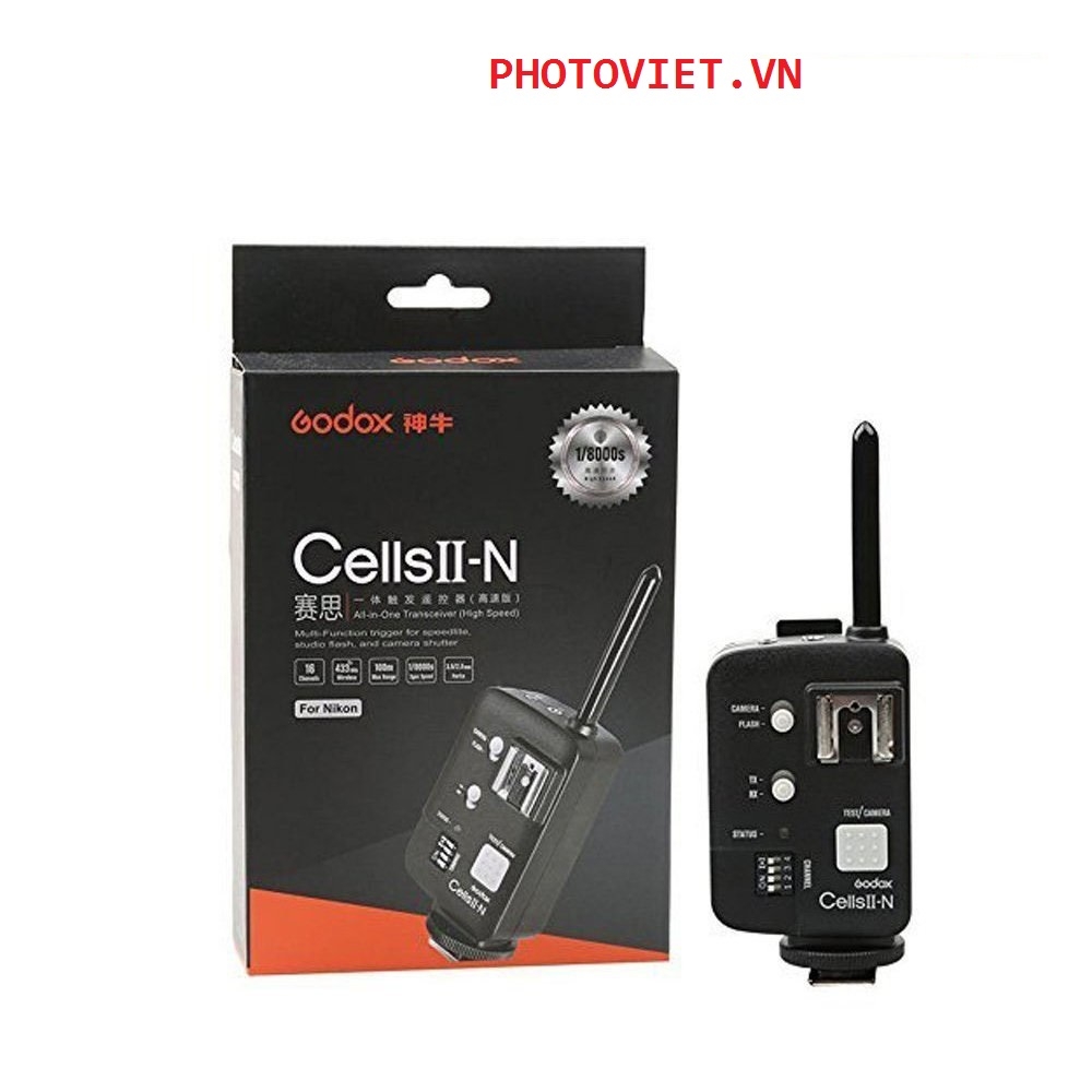 Trigger Godox Cell II for Canon/Nikon TTL Hss 1/8000s