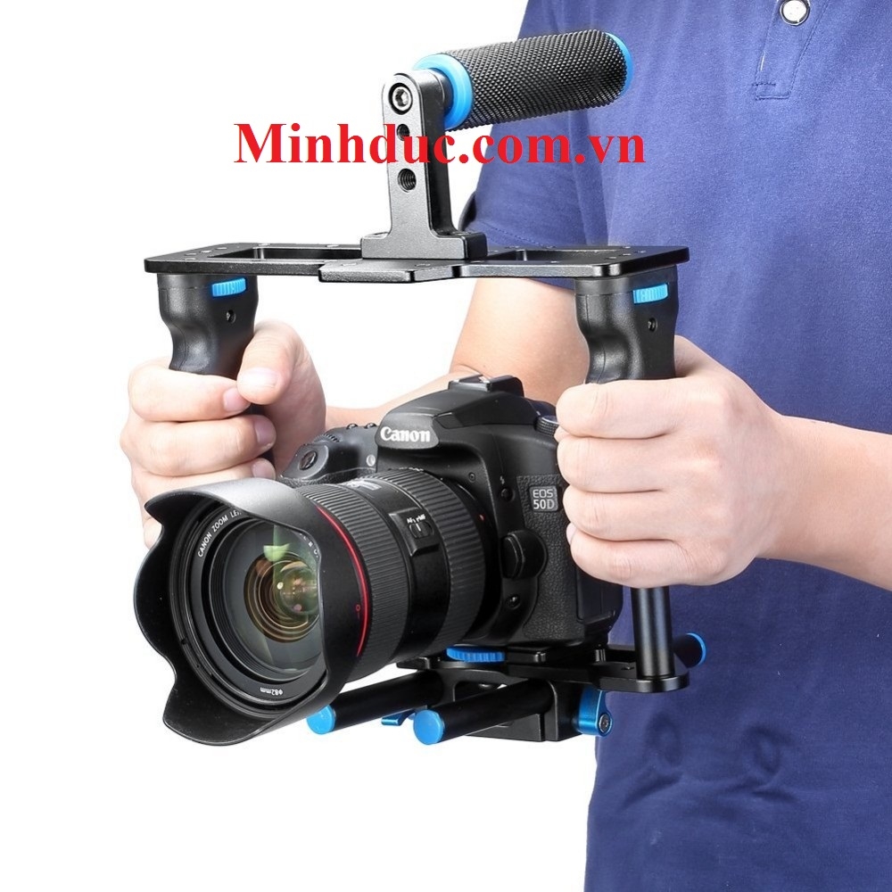 Tay cầm chống rung quay phim Yelangu - camera Cage C2 - Handheld Stabilizer Photoviet