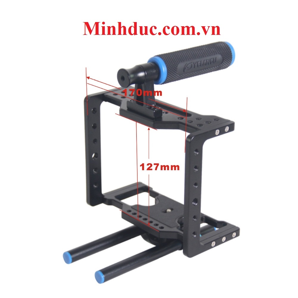 Tay cầm chống rung quay phim Yelangu camera Cage C3 - Handheld Stabilizer Photoviet