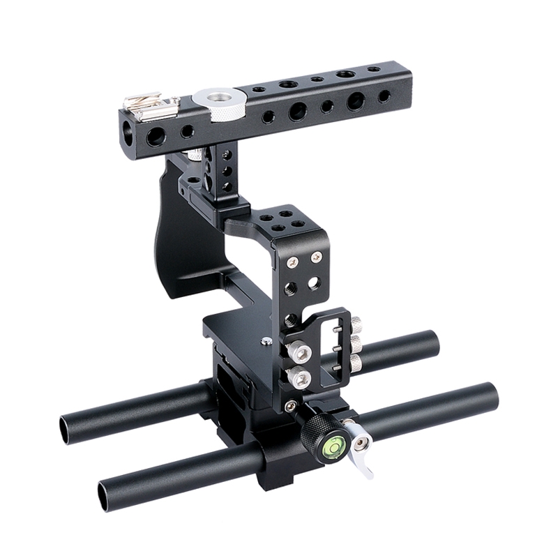 Tay cầm chống rung quay phim Yelangu camera Cage C6 - Handheld Stabilizer for sony a6300 a6500 Photoviet