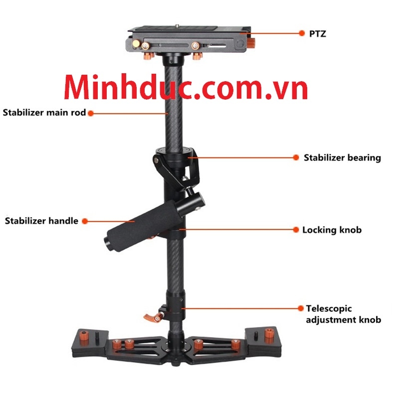 Tay cầm quay phim Yelangu steadicam S800 pro Carbon fibre Photoviet